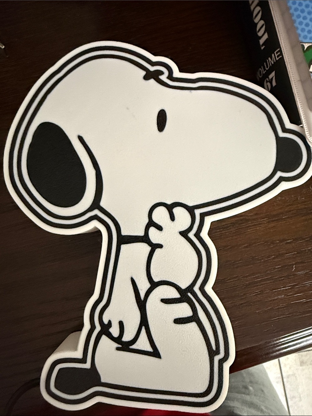 Snoopy Character Cutout - White & Black